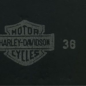 Genuine leather Harley Davidson studded belt.